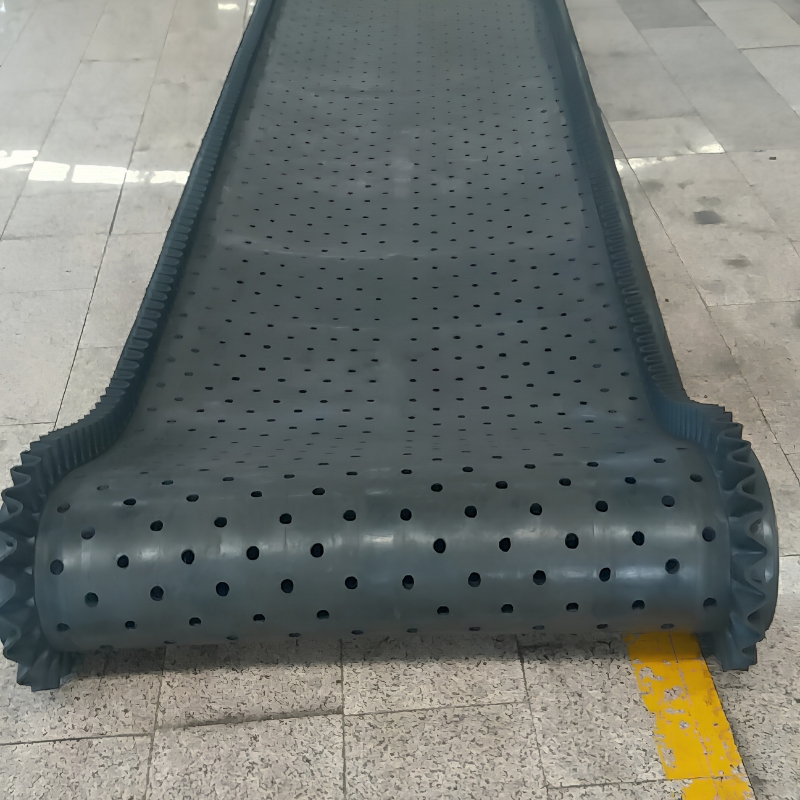 Shot blasting conveyor belt roll overview